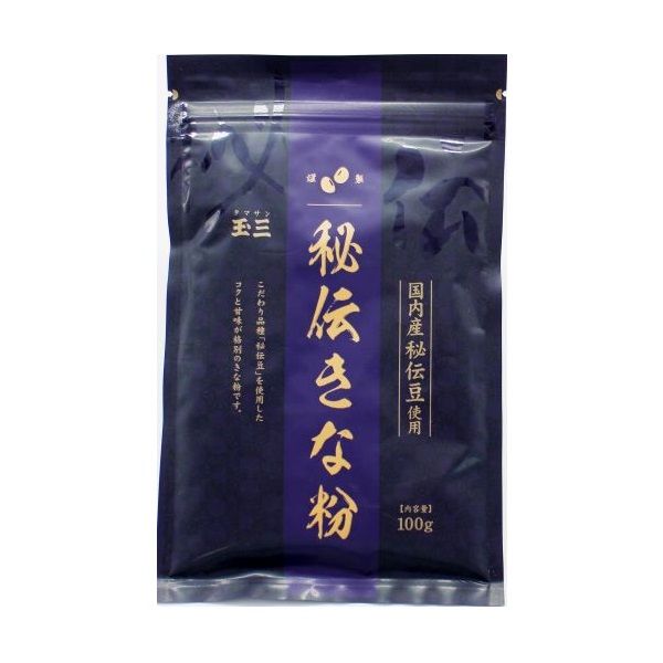 【賞味期限2026年2月17日】玉三 秘伝きな粉100g