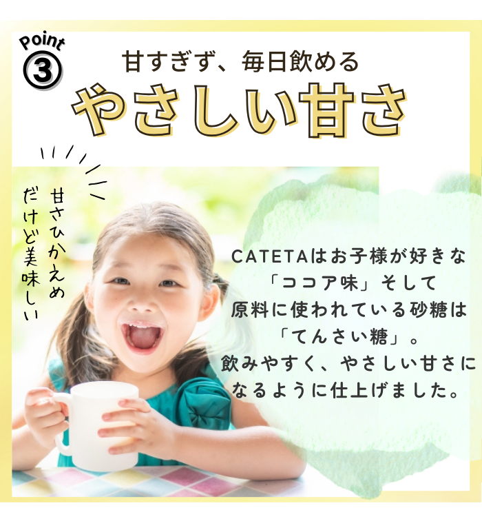 【１０袋セット】玉三 CATETA(カテタ)牛乳で飲むきな粉ココア150g