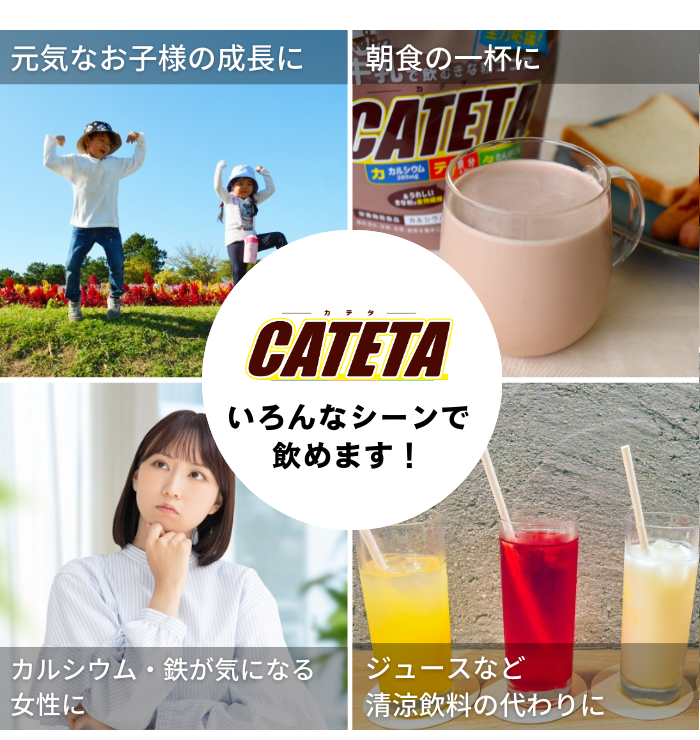 【１０袋セット】玉三 CATETA(カテタ)牛乳で飲むきな粉ココア150g