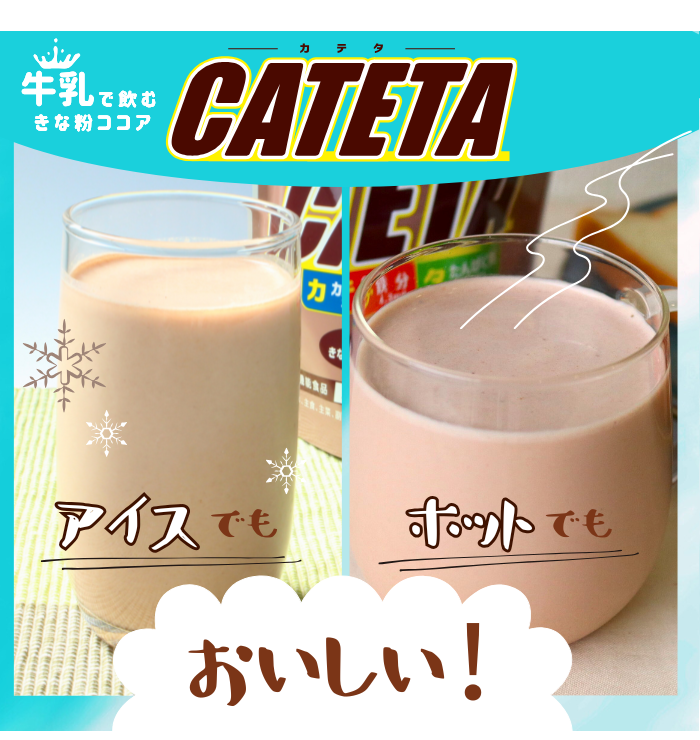 【１０袋セット】玉三 CATETA(カテタ)牛乳で飲むきな粉ココア150g