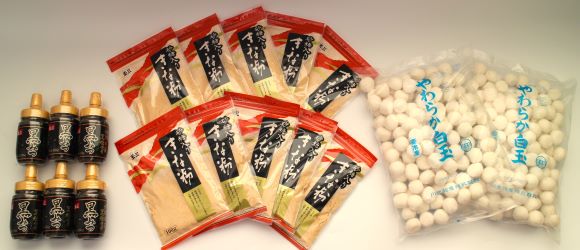 白玉模擬店セット(黒みつきな粉)【約50人分】