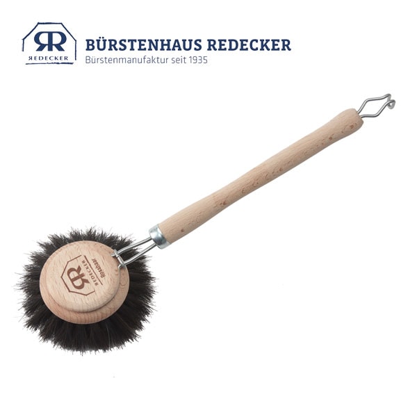 Redecker レデッカー 木柄付きキッチンブラシ 馬毛 5cm ディッシュ