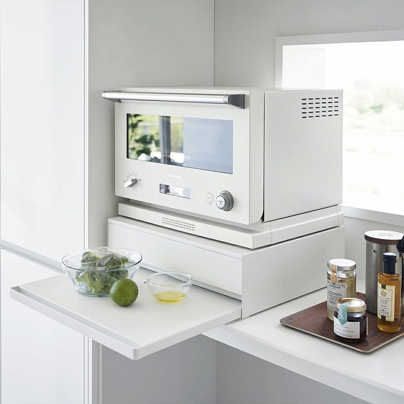 ����¶�(yamazaki) tower�ڥġ������� ���å�����Ų������Ф�&���饤�ɥơ��֥� ��� ��  ��Ǽ �ȥ졼 �����Ф� ���饤�ɼ� ���饤��ê ��45 ����39.3��64 �⤵13.5 ���å����Ǽ ���Ų���Ǽ �ۥ磻�� �֥�å�