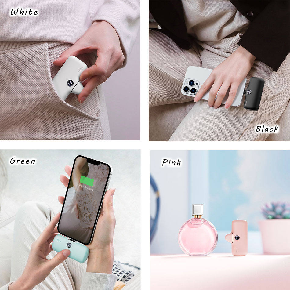モバイルバッテリー iWALK 軽量 小型 iphone ワイヤレス 充電 急速 全機種対応 イヤホン Lightning type-c 大容量 android アンドロイド iPhone15 15Pro iPhone14 14Pro Max iPhone13 13Pro Max se2 se xr ~ iPhone5 PSE 認証 4800mAh