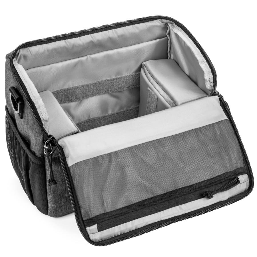 タムラック (tamrac) ショルダーバッグ TRADEWIND 6.8 一眼レフ/ミラーレスカメラ用 ダークグレー 6.8L 小型バッグ