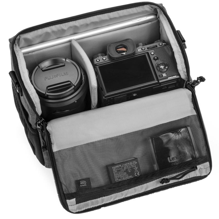 タムラック (tamrac) ショルダーバッグ TRADEWIND 6.8 一眼レフ/ミラーレスカメラ用 ダークグレー 6.8L 小型バッグ