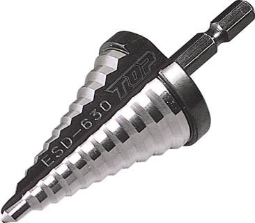 TOP 電動ドリル用ステップドリル 9段 4～12mm ESD-412