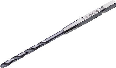 TOP 六角シャンク鉄工ロングドリル 2．0mm ETD-2.0L