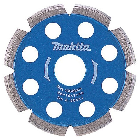 マキタ ダイヤモンドホイールU86U溝型 外径86mm X 内径20mm X 厚