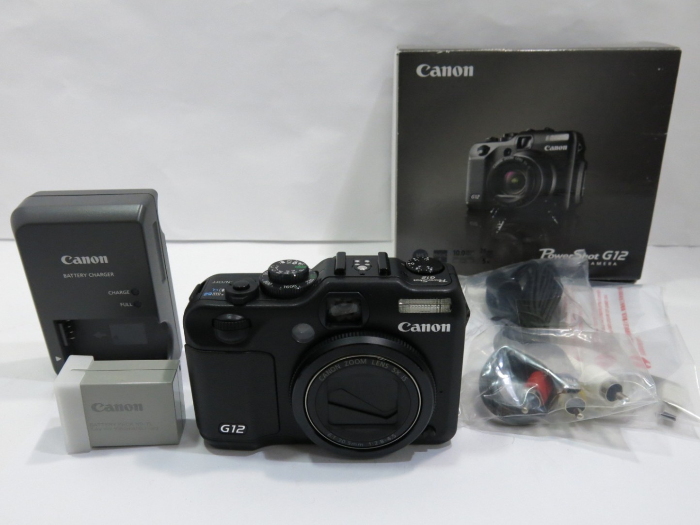 Canon G12 デジタルカメラ 本体とバッテリーチャージャー