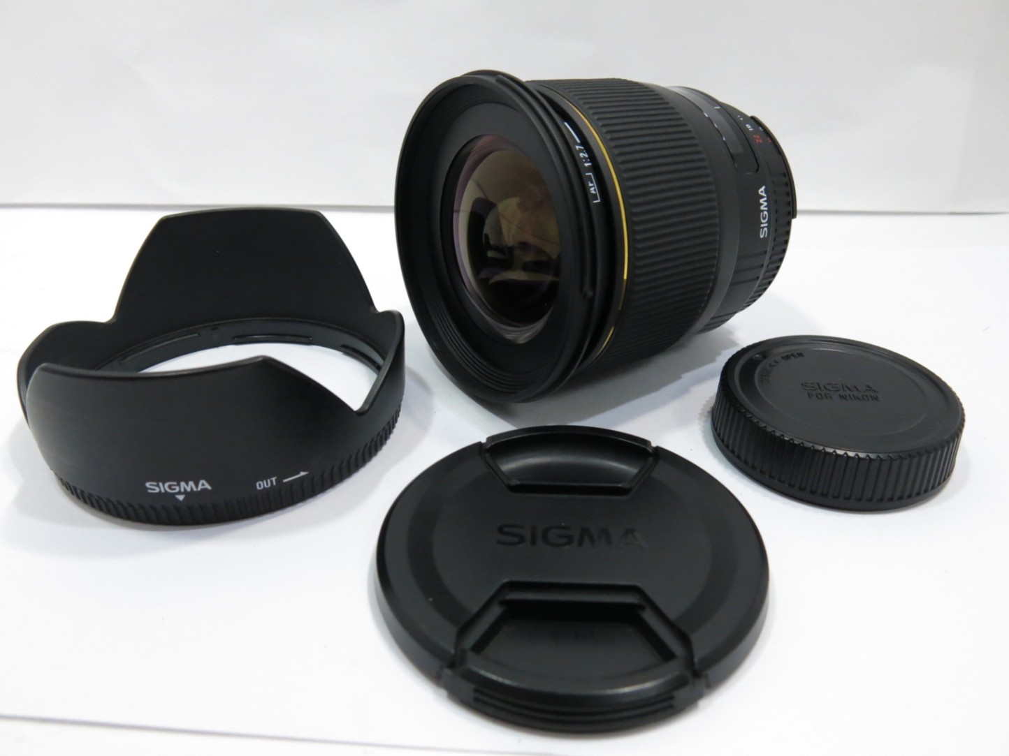 美品 】SIGMA 24mm F1.8 EX DG ニコン用 シグマ ニコン用 [QS856