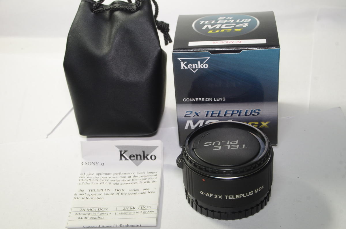 限定特価品 未使用品 】Kenko 2×TELEPLUS MC4 DGX SONY-AF ソニー A 