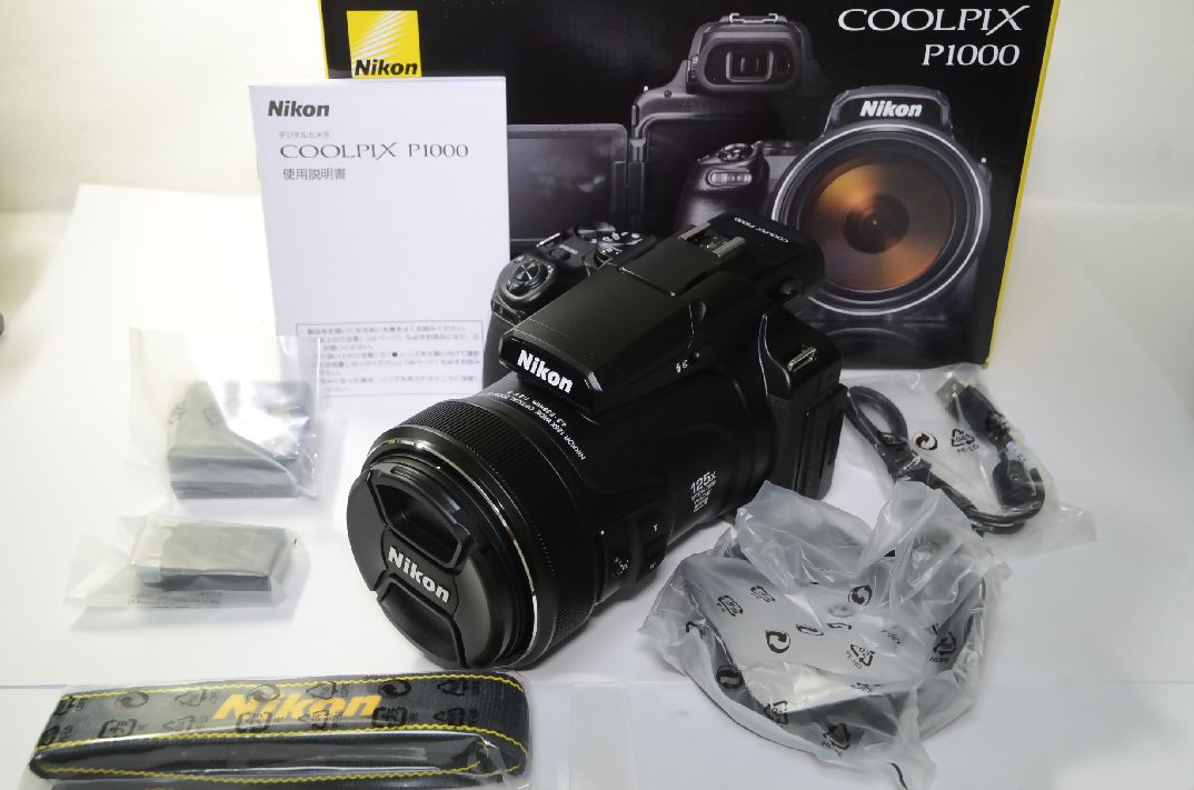 新同品 実使用なし ] Nikon COOLPIX P1000 24-3000mm 超高倍率ズーム 