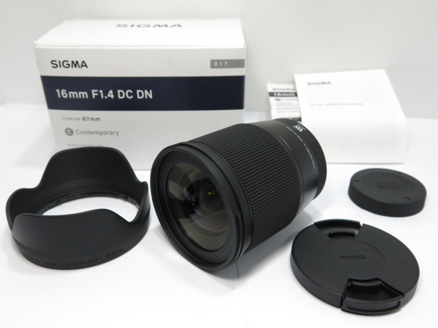 美品 シグマ SIGMA 16mm F1.4 DC DN[マイクロフォーサーズ]