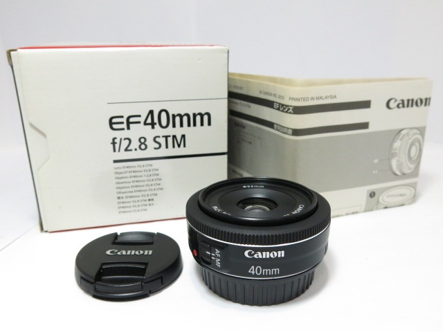 Canon EF40mmF2.8 STM 単焦点 レンズ キヤノン [管CN985 | 交換レンズ 