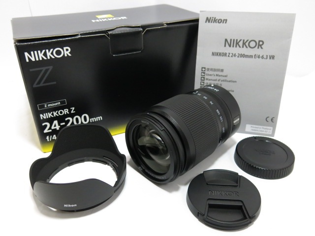 極上品 】Nikon NIKKOR Z 24-200mm F4-6.3VR 付属元箱付き ニコン 