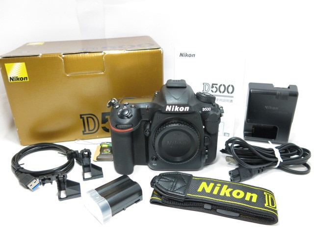 ★動作確認済み★NIKON ニコン D500　ボディ　箱、バッテリー、充電器付き ☆動作確認済み☆NIKON ニコン D500 ボディ 箱、バッテリー、充電器