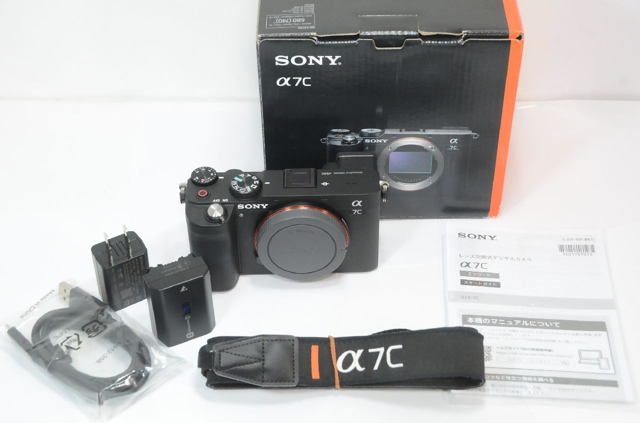 SONY α7C ボディー ブラック ILCE-7C 元箱付 ソニー [管SO1525 