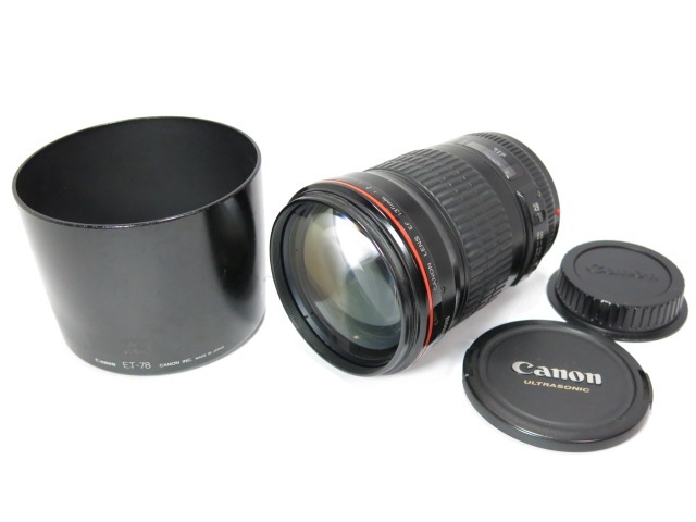 Canon EF 135mm F2L USM ET-78純正フード 付 キヤノン [管CN1633