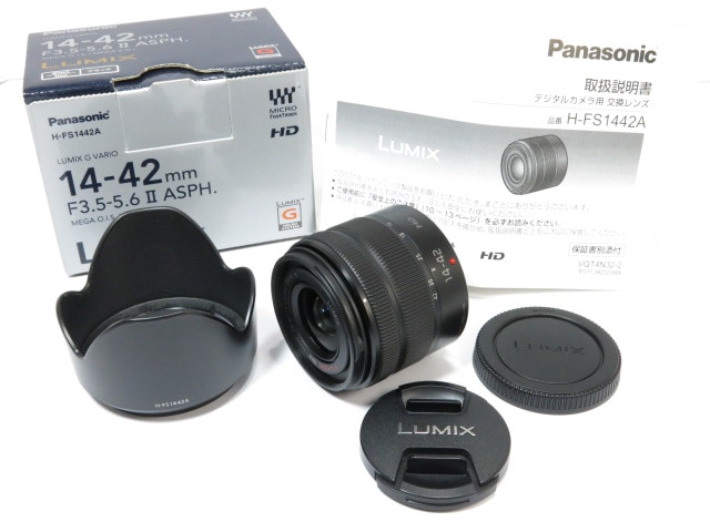 Panasonic LUMIX G VARIO 14-42mm F3.5-5.6II H-FS1442A 純正 Panasonic LUMIX G VARIO 14-42mm F3.5-5.6II H-FS1442A 純正