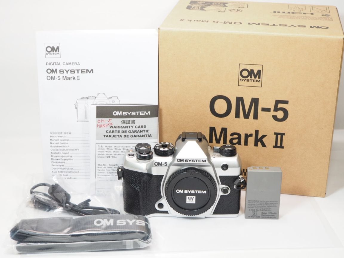 OM SYMTEM OM-5 MarkII ボディー 2型 元箱付き オリンパス [管OL7783