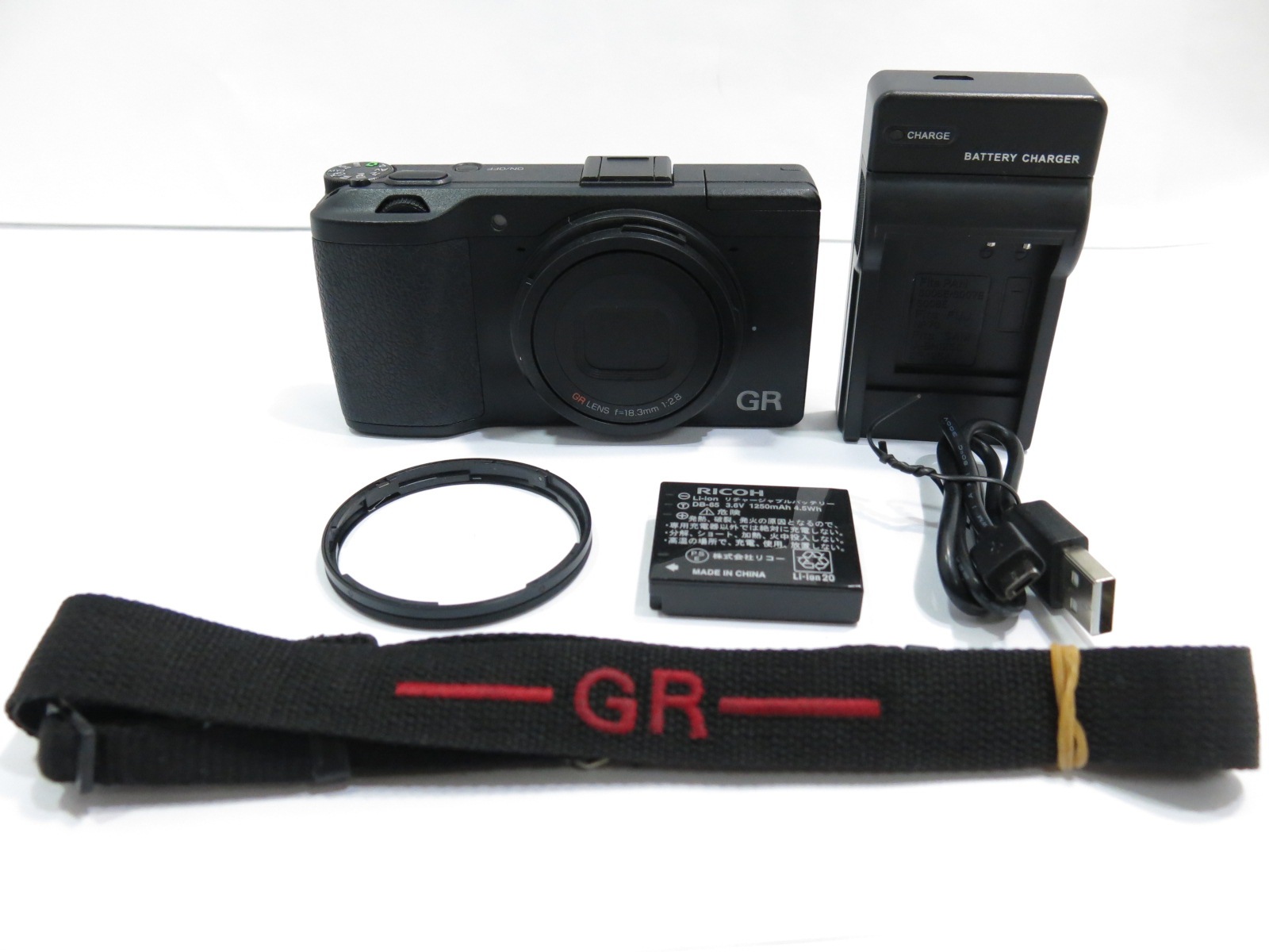 RICOH - GR RICOH (APS-C) 純正カバー、ストラップ付 Amazon | リコー用 GRIII/GRII/GR用 ケース ショルダー