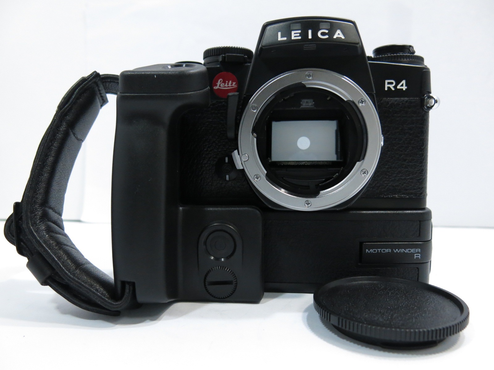 中古品フイルムカメラ ] Leica R4 ブラック ボディー モーター 