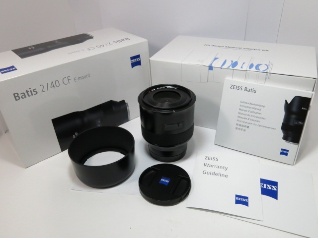 カールツァイス Batis 40mm/f2 CF Eマウント ソニー用