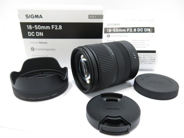 極美品 】SIGMA Contemporary 18-50mm F2.8 DC DN HSM For SONY E 