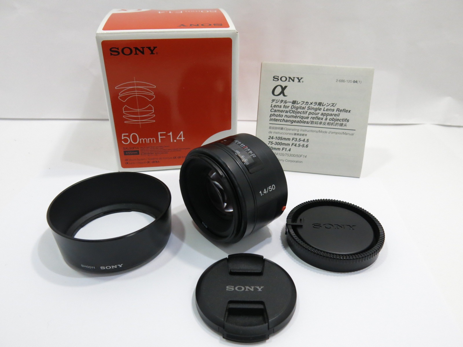 良品｜高級フィルター付] SONY 50mm F1.4 SAL50F14 / ソニーAマウント