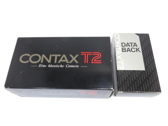 CONTAX T2 データバック 元箱付 コンタックス [管CX3587