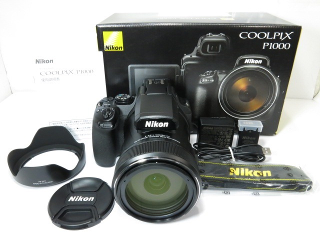 Nikon COOLPIX P1000 24-3000mm 超高倍率ズーム 元箱付 ニコン [管 