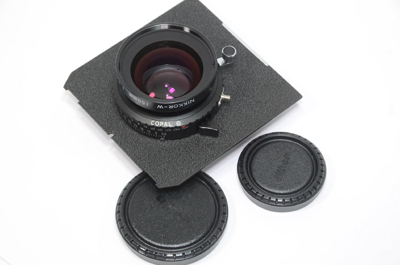 Nikon 大判カメラ用レンズ 150mm F5.6 美品 Nikon NIKKOR-W 150mm F5.6 大判レンズ ニコン［管NI902