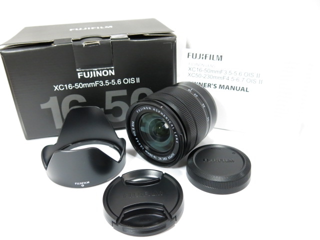 FUJIFILM XC 16-50mm F3.5-5.6 II シルバー 中古美品】 フジフイルム XC16-50mm/F3.5-5.6 OIS シルバー