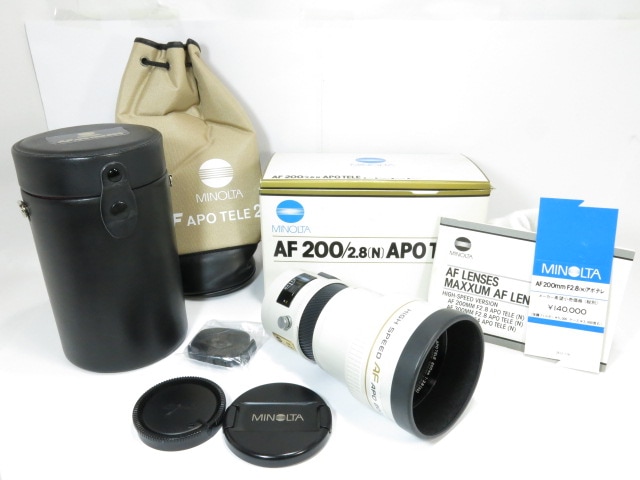 ミノルタ AF APO MINOLTA af TELE 良品 αマウント 超望遠ズーム 200mm
