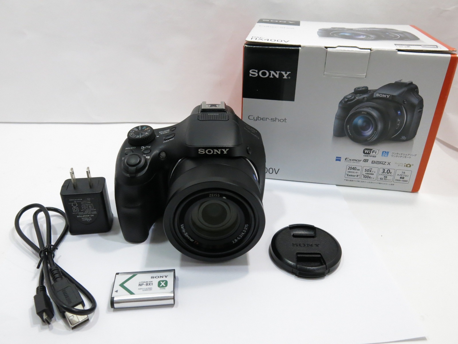 美品 】SONY Cyber-shot DSC-HX400V 光学50倍ズーム ソニー [管QS942 