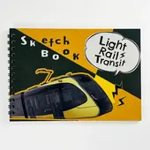 【宇都宮ライトレール×丹波屋栃木銘店】LRT車輛スケッチブック B6サイズ