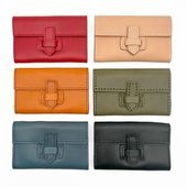 栃木レザー　剣先型ベルトの名刺ケース