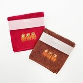 丹波屋栃木銘店 & itoto コラボ商品 今治ハンカチ 三猿