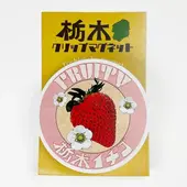 栃木のクリップマグネット　栃木のいちご