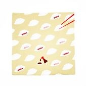 ピタッとタオル　餃子柄