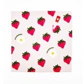 ピタッとタオル　いちご柄