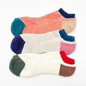 ANONYMOUSISM(アノニマスイズム)　ソックス　メンズ　リブ網くるぶしソックス バイカラーくるぶしソックス