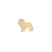 ランテルナ　サファリ　片耳用ピアス　Lion(ライオン)