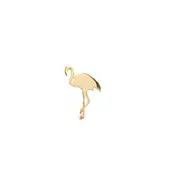 ランテルナ　サファリ　片耳用ピアス　Flamingo(フラミンゴ)