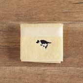 itoto　今治ハンカチ　白黒猫　ごろん