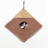 itoto 今治ハンカチ　白黒猫　まる寝