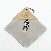 itoto　弁当ハンカチ　白黒猫　のび