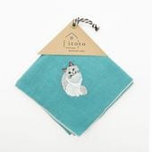 itoto　弁当ハンカチ　長毛猫ブルー目