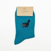 itoto 　靴下　やんのか黒猫